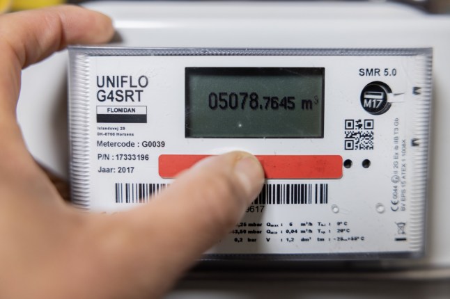 Mandatory Credit: Photo by Hollandse Hoogte/Shutterstock (15145048d) ILLUSTRATIVE - Smart gas meter.Gas price rises to highest level in two years due to cold weather. Gas Price, The Hague - 11 Feb 2025