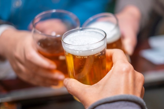 Cheers to beer.